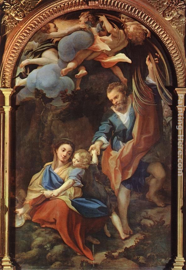Madonna della Scodella painting - Correggio Madonna della Scodella art painting